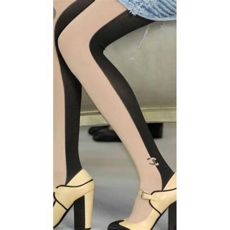 collant chanel|chanel tights for women.